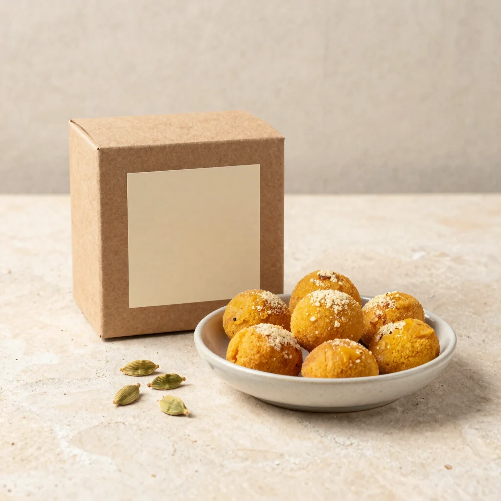 Cardamom Besan Pinni